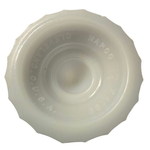 Vintage‎ Napco Milk Glass vase 10" 60's Wedding Decor Farmhouse Shabby Chic - Picture 2 of 7